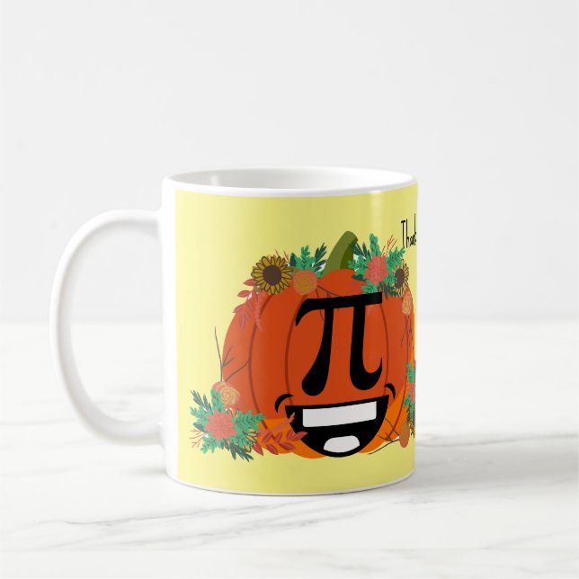 Mug citrouille pi sourire (Gauche)