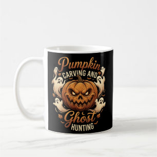 Mug Citrouille Sculpture Chasse aux Fantômes Halloween