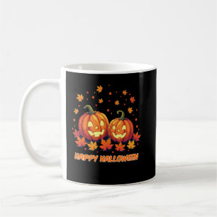 Mug Citrouille souriant mignon Automne Halloween Tee