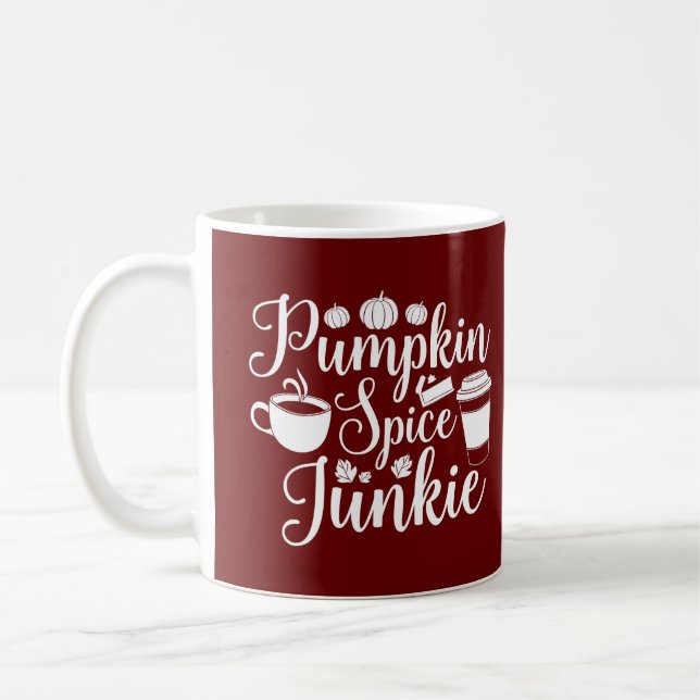 Mug Citrouille Spice Junkie (Gauche)