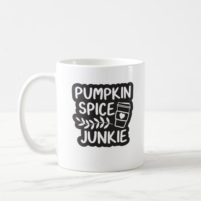 Mug Citrouille Spice Junkie (Gauche)