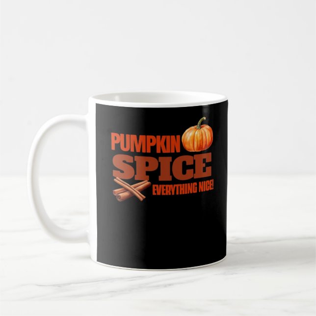 Mug Citrouille Spice Tout Conception Classique De Base (Gauche)