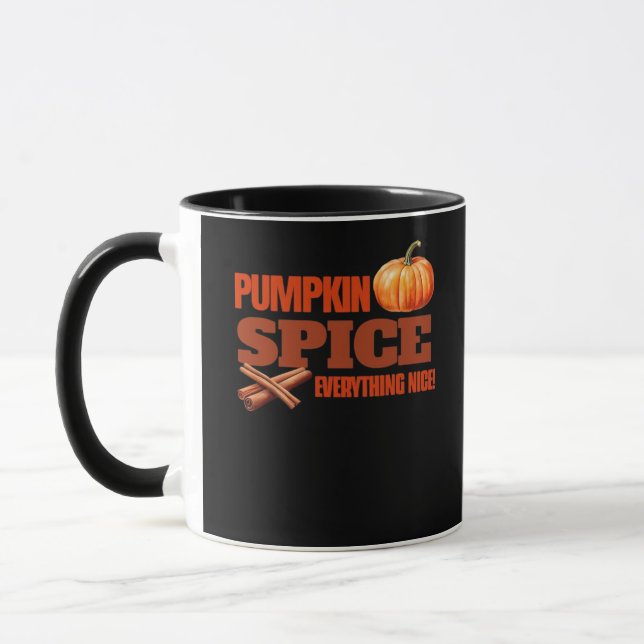 Mug Citrouille Spice Tout Conception Classique De Base (Gauche)
