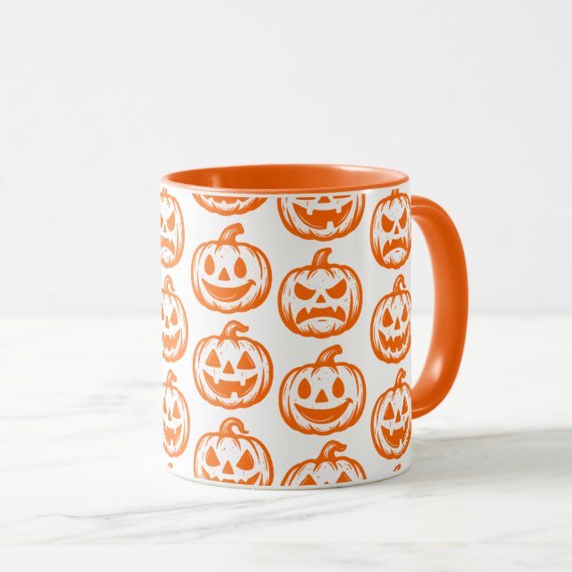 Mug Citrouilles (Devant droit)