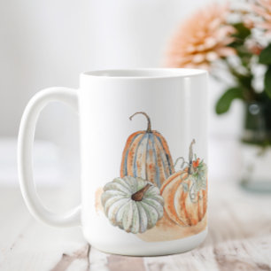 Mug Citrouilles aquarelle d'automne