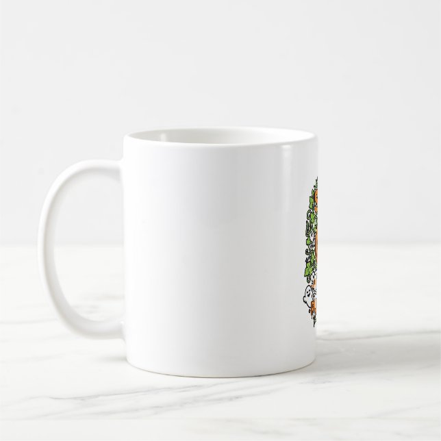 Mug Citrouilles Arrêtez de Regarder Halloween Fantômes (Gauche)