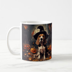 Mug Citrouilles Beagle Halloween Épouvantables