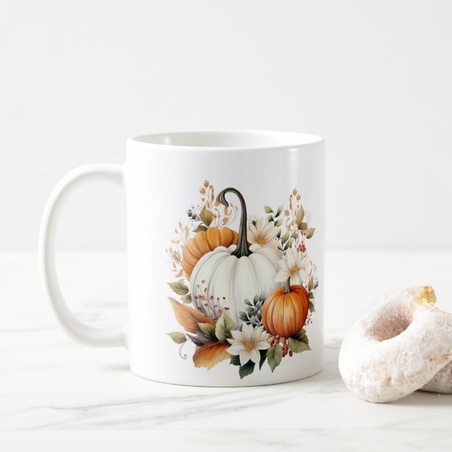 Mug Citrouilles d'automne  (Avec donut)