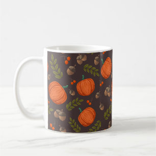Mug Citrouilles d'automne et Acorns