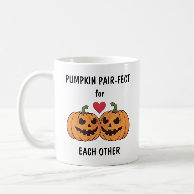 Mug Citrouilles de caricatures (Gauche)