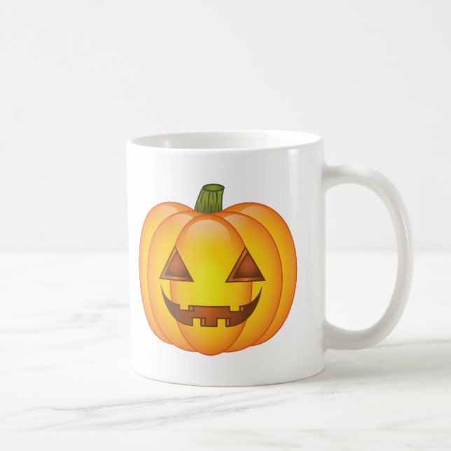 Mug Citrouilles de Halloween de dessin animé mignon Ja (Droite)