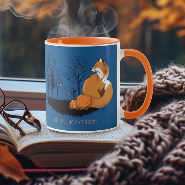 Mug Citrouilles de la forêt Red Fox (Créateur téléchargé)