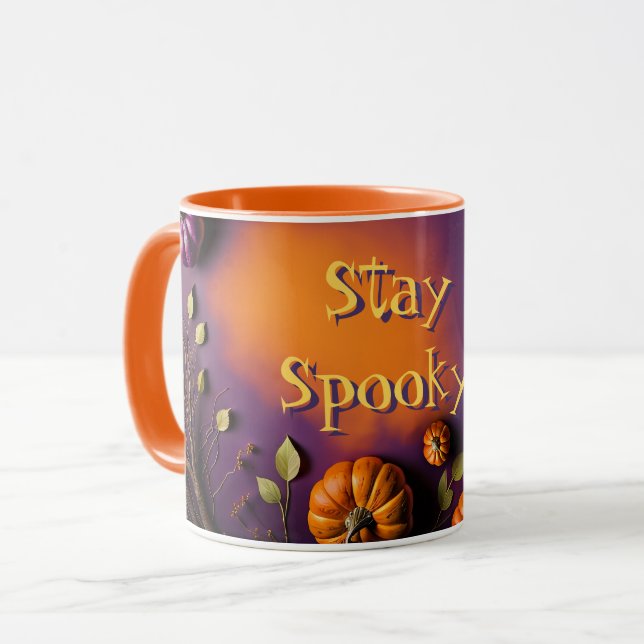Mug Citrouilles d'Halloween (Devant gauche)