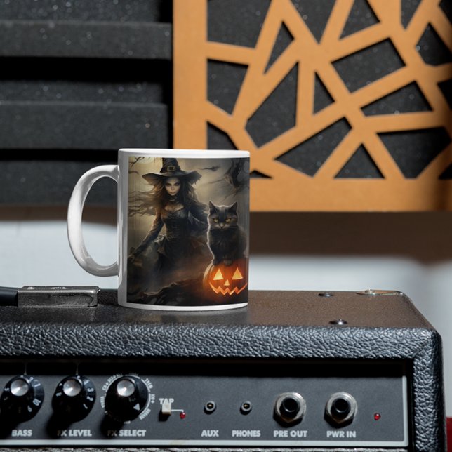 Mug Citrouilles d'Halloween effrayants, chats noirs et (Scary Halloween Characters version 59 Mug
)