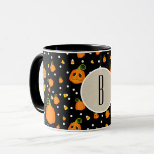 Mug Citrouilles d'Halloween Motif Fantaisiste Personna