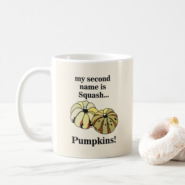 Mug Citrouilles Drôles de Courges (Avec donut)