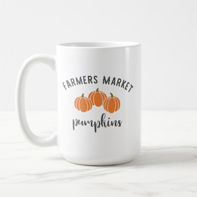 Mug Citrouilles du marché agricole (Gauche)