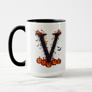 Mug Citrouilles en V d'Halloween
