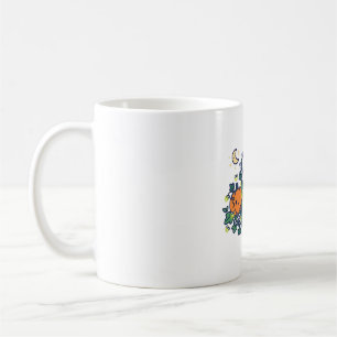 Mug Citrouilles et Lucioles Nuit Halloween Art