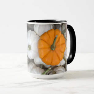 Mug Citrouilles fantômes avec un orange sournois