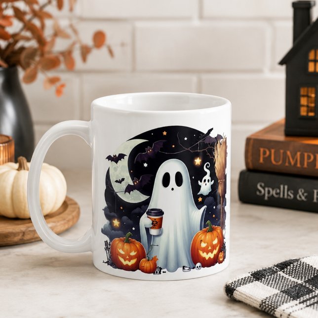 Mug Citrouilles fantômes Halloween effrayantes  (Créateur téléchargé)
