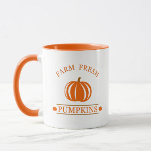 Mug Citrouilles frais de ferme automne