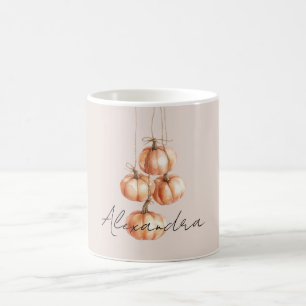 Mug Citrouilles oranges sur ficelles