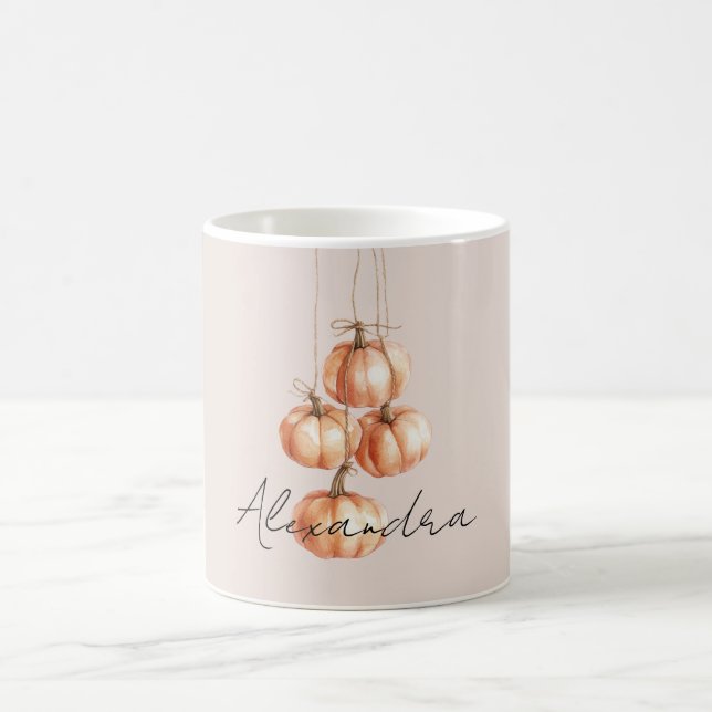 Mug Citrouilles oranges sur ficelles (Centre)