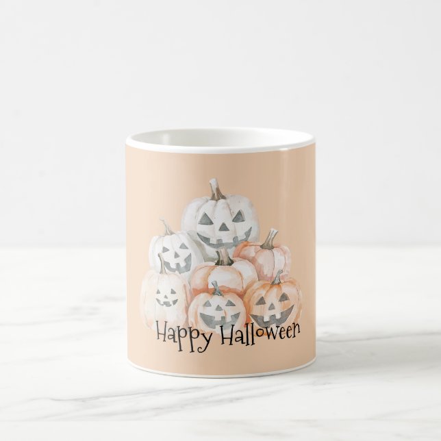 Mug Citrouilles sculptées d'Halloween (Centre)