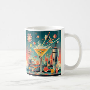 Mug Citrus Martini Bar Futuriste Atomique du milieu du
