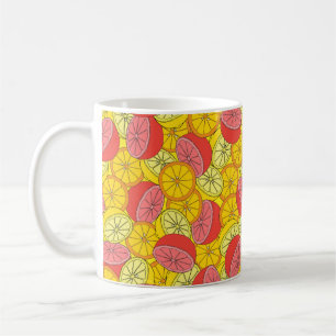Mug Citrus sans soudure motif beaucoup d'oranges, citr