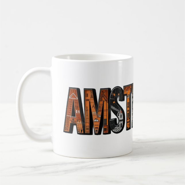 Mug "City of Canals", la saveur d'Amsterdam (Gauche)