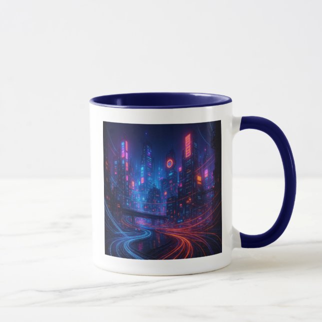 Mug Cityscape Fibre Optique (Droite)