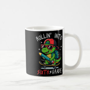 Mug Ck À L'école Début De La 6e Année T-rex Skateboa