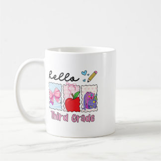 Mug Ck élégant pour fille rentrée scolaire Bonjour ens