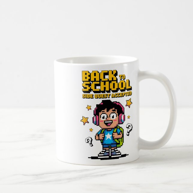 Mug Ck To School Side Quest Accepté Gamer (Droite)