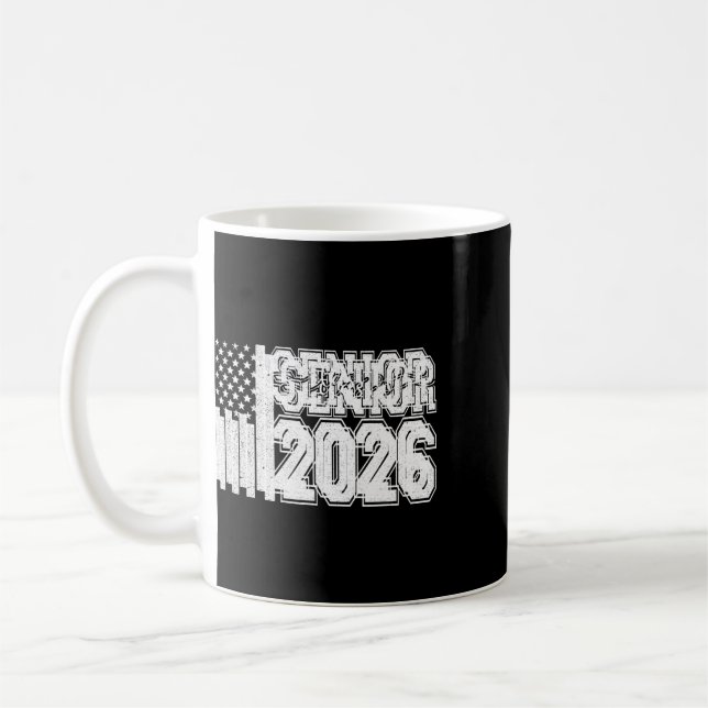Mug Cl 2026 Année Terminale 2026 Drapeau Américain Dip (Gauche)
