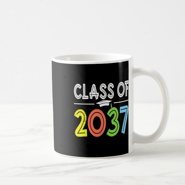 Mug Cl de 2037 Grandis avec moi Premier jour d'école D (Droite)