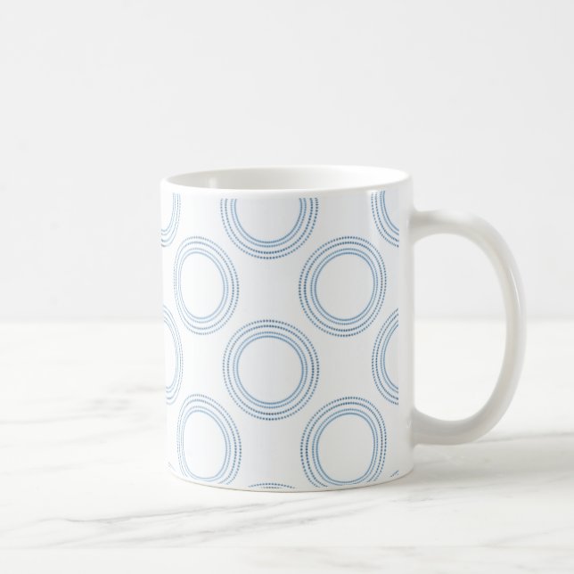 Mug Clair Parfaitement Luxueux, Bleu (Droite)