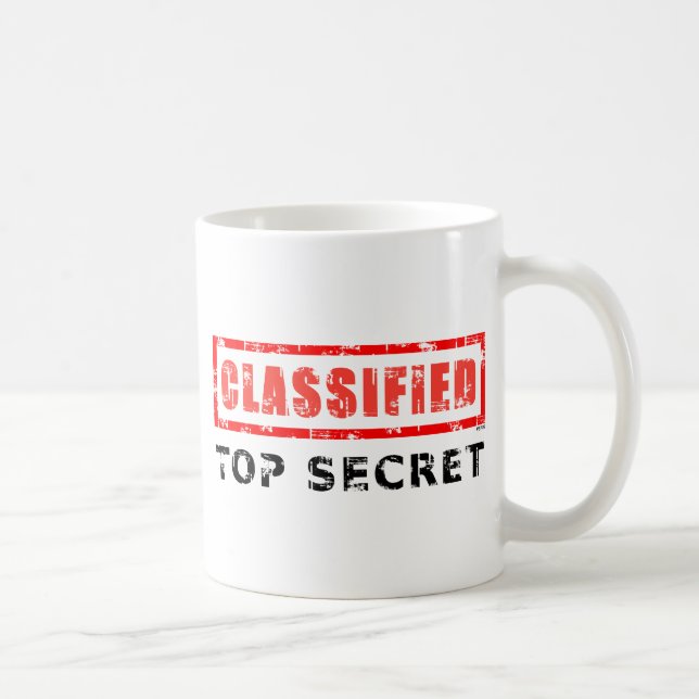 Mug Clair Top Secret (Droite)