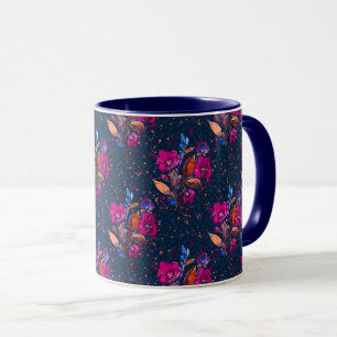 Mug Claire Harvest Aquarelle Florale Couleur personnal
