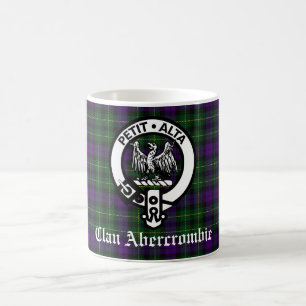 Mug Clan Abercrombie Crest Badge & Tartan