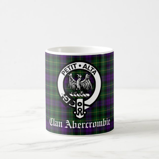 Mug Clan Abercrombie Tartan & Crest (Centre)