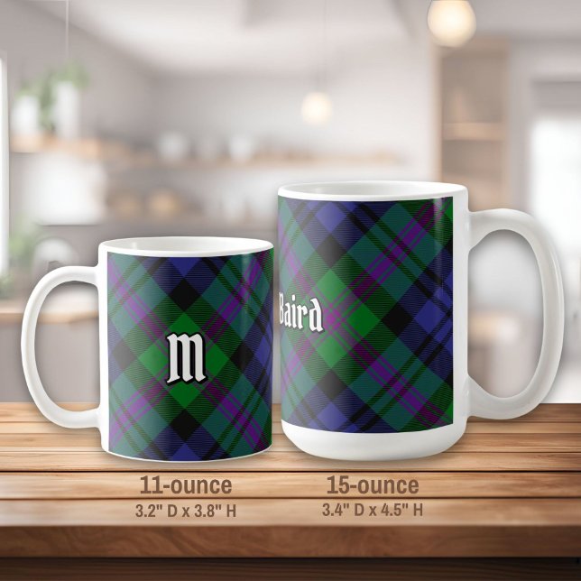 Mug Clan Baird Tartan (Créateur téléchargé)