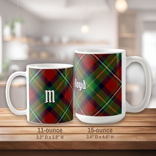 Mug Clan Boyd Tartan (Créateur téléchargé)