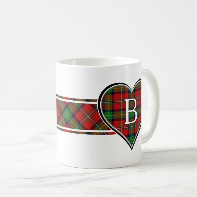 Mug Clan Boyd Tartan Heart (Devant droit)