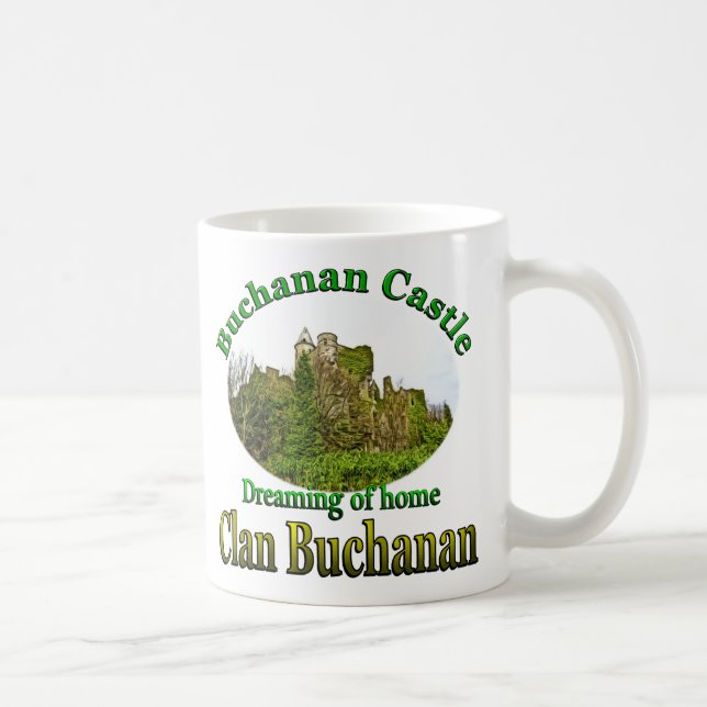 Mug Clan Buchanan Rêvant du Château Buchanan Maison (Droite)
