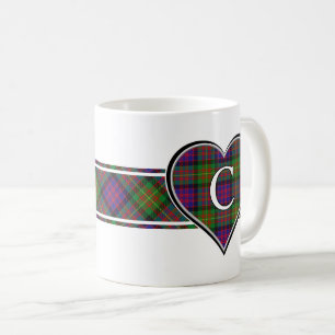 Mug Clan Carnegie Tartan Heart