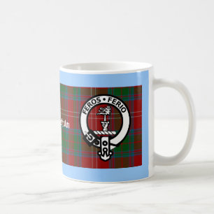 Mug Clan Chisholm Tartan & Crest Badge