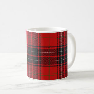Mug Clan classique Wemyss Rouge et noir Tartan Plaid